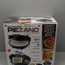 PIEZANO Crispy Crust Pizza Oven by Granitestone  12 Inch Electric Pizza Oven Indoor Countertop Maker with Ceramic Stone Heats up to 800F for Delicious Stone Baked Pizzeria Style Pizza at Home