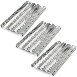 Direct Store Parts DP111 (3-Pack) Stainless Steel Heat Plates Replacement for DCS BGB30-BQR and Other Gas Grills (3)