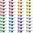 24/48 Pack Pixel Sunglasses Bulk, Gamer Robot Pixelated Mosaic Sunglasses Pixel Glasses Birthday Party Favors Supplies