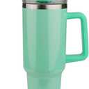 40 oz Handled Tumbler Shimmer - Mint
