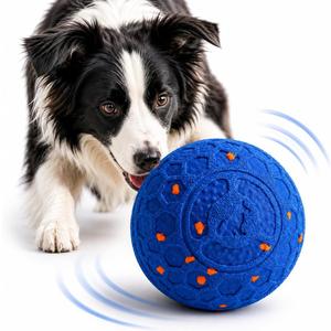 Interactive Dog Ball for Medium & Large Dogs, Automatic Moving Dog Toy with Motion Activation, USB Rechargeable Self Rolling Ball for Boredom Relief, Indoor Exercise & Independent Play
