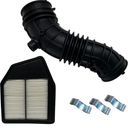 Air Intake Hose Compatible with2008-2012 Honda Accord 2.4L L4 Replaces # 17228-R40-A00 696-052 | with 1 air filter