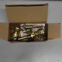 Kwikset Abbey Entry Door Knob with Lock and Key, Secure Keyed Handle Exterior, Front Entrance and Bedroom, Polished Brass, Pick Resistant SmartKey Rekey Security