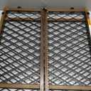 Toddleroo by North States - Diamond Mesh Wooden Baby Gate: Pressure Mounted Baby Gate for Doorways - Adjustable 26.5 to 42 Inches Wide - 23 Inches Tall