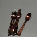 CAMBRIDGE Silversmiths Marlise Copper Satin 20-Piece Flatware Set, Service for 4