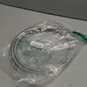 8FT Dishwasher Water Supply Line with 90 Brass Elbow, Stainless Steel Braided and Food-Grade PEX Inner Hose, 3/8" Comp x 3/8" Comp Connections, Includes 3/8" x 3/4" FHT Elbow