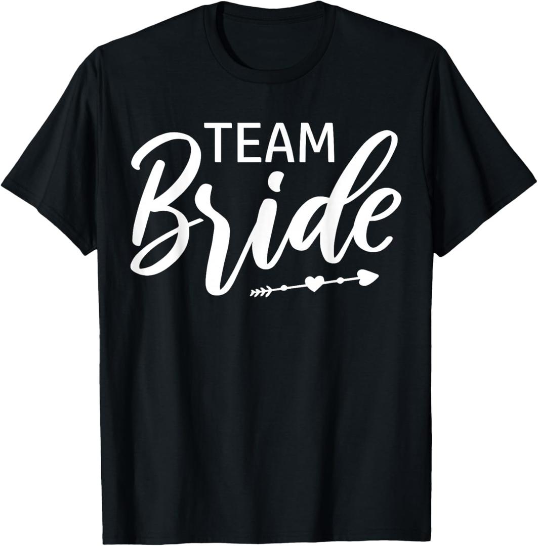 Team Bride Wedding Party T-Shirt Small