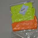 Women's Neon Scrunch Crew Socks 80s 90s Retro 3-Pack Cotton Stacked Boot Calf Cozy Ribbed Slouchy Socks Size 5-10 (2-neon Green/1-neon Orange)