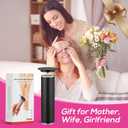 2 x Professional Electric Foot File, Adjustable Rotatable Electronic Foot Dead Skin Remover Callus Remover Tool for Home & Nail Salon with 60 pcs Replacement Sandpaper Disk,Black