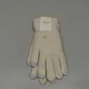 Women's Winter Warm Touch Screen Gloves Womens Thermal Cable Knit Wool Fleece Lined Glove for Cold Weather (Beige)