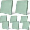 pickyNproud 8Pcs Patio Cushion Covers Stretch Outdoor Couch Cushions Slipcovers Replacement Washable Furniture Protector with Elastic Bottom Sofa Chair Seat Cover, Green