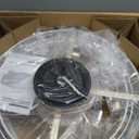 DSYBRI Flush Mount Ceiling Fan with Lights, 20" Low Profile Boho Ceiling Fan with Light Remote Control, Caged with 6 Speeds for Bedroom, Nursery, Living Room