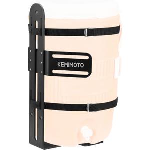 KEMIMOTO 5 Gallon Water Cooler Holder, Steel Trailer Rack for Buckets Compatible with Trailers, Trucks, UTVs, Mowers, RVs Ideal for Landscaping, Worksites, Traveling, Camps (Cooler Not Included)