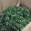 QCQHDU Artificial Boxwood Topiary Ball Bush for Outdoor, 26.8" Fake Trees Evergreen Plants with Ground Spike,UV Resistant Faux Greenery Shrubs for Indoor,Garden,Yard,Front Porch,Patio Decor,Set of 2
