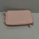 Travel Makeup Bag Women's Large Capacity Cosmetic Portable Organizer Large Opening Waterproof Storage Toiletry Bags Vertical Free-Standing Brush Holder for Easy Access Pink