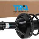 TRQ Front Left Strut and Spring Assembly Gas Charged Coil Spring Compatible with 2017-2018 Subaru Forester