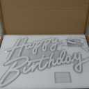 Happy Birthday Neon Sign, 22.4"x13.8" Happy Birthday Sign for Birthday Party Decor, Happy Birthday Light Up Led Signs for Backdrop, Neon Birthday Sign for Any Ages Bday Celebration, Warm White DIVATLA