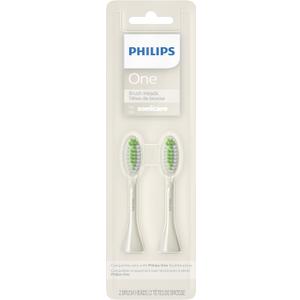 Philips One by Sonicare 2pk Brush Heads, White BH1022/07