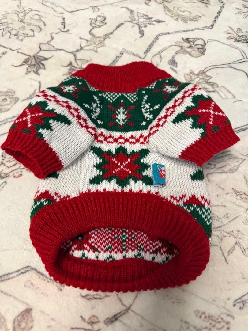 ANIAC Christmas Small Dog Sweater Costume Snowflake Cat Turtleneck Knitwear Warm Pet Santa Outfit New Year Holiday Puppy Dog Clothes for Girl Boys (Green, X-Small)