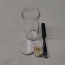 Sourdough Starter Jar, Sourdough Starter Kit with Date Marked Feeding Band, Thermometer, Cloth Cover & Metal Lid, Reusable Sourdough Bread Baking Supplies, Home Baking Supplies