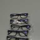 Gaoye Professional Reading Glasses for All Day - Computer Readers with Blue Light Protection - Value Pack (B1-5 Pack Light Black)