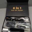 Hair Dryer Brush,6 in 1 Professional Hot Air Styler,Powerful Air Curling Wrap Styler,Negative Ionic Hair Dryer Fast Drying, Multi Hair Stylerfor Curling Volumizing Straightening Styling (Gold)