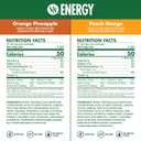 V8 Energy Peach Mango and Orange Pineapple Energy Drinks, 8 fl oz Can (24 Pack) (EXP 03/15/27)