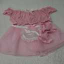 Foxiny Sexy Stockings Mini Skirt Mesh Sheer Lace Halloween Costume Maid Outfit Lingerie with Thong Set 4 Piece XL