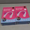 Rechargeable Neck Fan 2 Pack