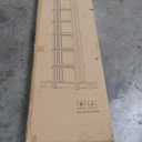 Soctone Ladder, A Frame 6 Step Extension Ladder, 22 Ft with Multi Position & Removable Tool Tray with Stabilizer Bar, 330 lbs Weight Rating Telescoping La dder for Household or Outdoor Work