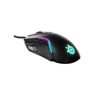 SteelSeries Rival 5 Gaming Mouse with PrismSync RGB Lighting and 9 Programmable Buttons – FPS, MOBA, MMO, Battle Royale – 18,000 CPI TrueMove Air Optical Sensor - Black