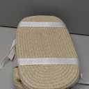 Small Woven Storage Baskets 12X8X5 Decorative Rope Bins for Organizing Shelves, Closets, and Toys, Empty Gift Baskets, Cute Organizer Basket for Home and Office (oatmeal, regular)