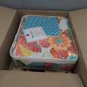 Lush Decor Layla Throw Blanket, 60 x 50, Orange & Blue