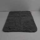 GORILLA GRIP Bath Rug Mat 30x20, Thick Soft Absorbent Chenille, Quick Dry Microfiber Mats, Rubber Backing Washable Shower Floor Rugs, Bathmat Runner, US Designed Bathroom Home Decor Accessories Grey