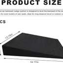 Auto Seat Wedge Leveling Cushion, Truck Driver Heightening Seat Pad Wedge Booster, Angled Design Car Seats Office Chairs Cushion for Sciatica Tailbone Pain Relief (2 PCS)