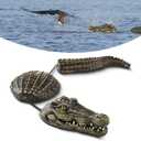 Floating Alligator Bait, 3-Section Simulated Floating Alligator, Pond Floating Alligator Bait for Garden Pond Backyard Decoration (Small Size Model)