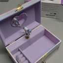 Musical Unicorn Kids Jewelry Box - Girls Jewelry Box with Mirror, Unicorn Gifts for Little Girls, Unicorn Toys for Girls Age 4-6