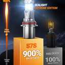 SEALIGHT S7S 9007/HB5 Light, 60000LM Brightest 6500K Cool White, 3Mins Easy Installation, 10 Years Lifespan, Plug-N-Play, IP68 Waterproof, 2 Pack