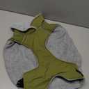 Lelepet Warm Dog Coat Waterproof Dog Jacket for Large Dogs Reflective Fleece Vest with Adjustable Buckle Hook & Loop Windproof Cold Weather Coats for Small Medium Large Dogs, Army Green, L