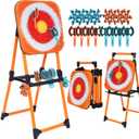 ZoLLa Axe Throwing Game for Backyard - 4 Throwing Axe & 4 Throwing Stars,17" Target,Yard & Outdoor Games for Adults and Family