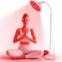 Red Light Therapy for Body Face, FUIART Red Infrared Light Therapy Lamp with Adjustable Stand LED 660nm Red Light and 850nm Infrared Light Therapy Device Home Use, Ideal Gift for Women Men Father's Day