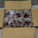 Red Swirl Glass Ornaments Set of 6