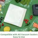 100 10 x13 Vacuum Sealer Bags, Airtight,Pre-cut,Heavy Duty BPA-Free Commercial Grade,for Sous Vide & Vacuumed Storage, Vac Seal Bags,for Food Saver & Seal a Meal Machines (10 x13)
