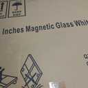 Magnetic Glass Whiteboard - 36” x 24” Glass Dry Erase Board for wall, Frameless Glass WhiteBoard for Office, Home & School
