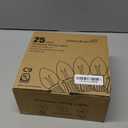 Minetom C9 Clear Christmas String Lights, 25FT 25 Bulbs Bright & Warm Outdoor Christmas Lights, Long Life C9 String Lights for Tree Patio Gazebo Wreath, Green Wire