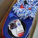 O-Cedar RinseClean Spin Mop & Bucket System + 2 Extra Mop Heads| Clean with Water | Removes 99% of Bacteria