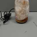 WBM LLC Himalayan Glow Natural Pink Salt Lamp, Crystal Salt Lamp Night Light with (ETL Certified) Brightness Control Dimmer Switch, Wooden Base & Salt Lamps Bulb | 6-8 LBS