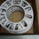 4 Pack Universal Wheel Spacers, 0.39"(10mm) Die Cast Replacement Aluminum Spacer for 4 & 5 Lugs Wheels/Rims, Fits 98 to 120mm Multiple Bolt Pattern, 4x100, 4x108, 4x110, 5x114.3, 5x4.5, 5x120 (Silver)