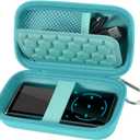 MP3 & MP4 Player Case for SOULCKER/G.G.Martinsen/Grtdhx/iPod Nano/Sandisk Music Player/Sony NW-A45 and Other Music Players with Bluetooth. Fit for Earbuds, USB Cable, Memory Card - Green