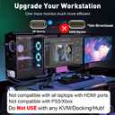 UANTIN DisplayPort to HDMI 8K Cable (8K@60Hz,4K@120Hz,2K@144Hz) 6FT DP 1.4 (Source) to HDMI 2.1 (Display) Uni-Directional Braided Cord Support HDCP2.3/HDR10/DSC for PC, AMD, NVIDIA